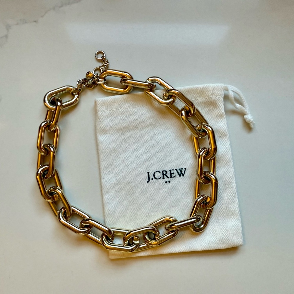J. Crew Gold-Tone Chain Necklace